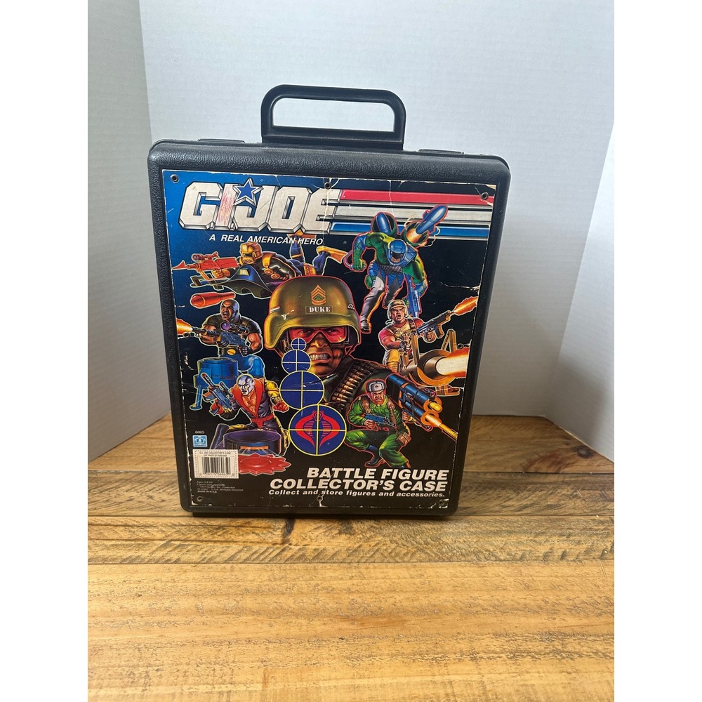 Vintage G I Joe Battle Figure Collector‎ Case  Action Figure Storage Toy Box